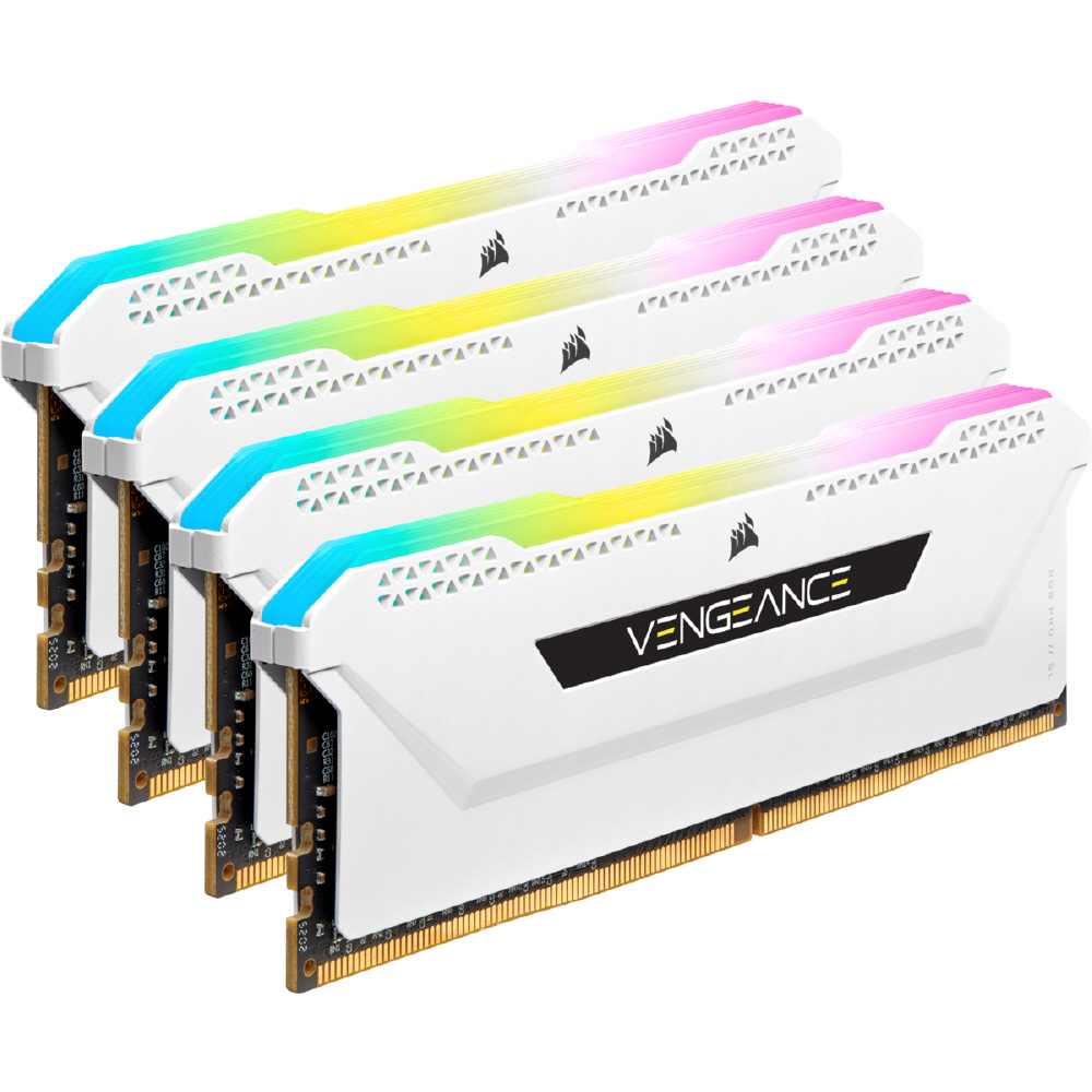 増設メモリ VENGEANCE RGB PRO SL ホワイト CMH32GX4M4D3600C18W ［DIMM DDR4 /8GB /4枚 ］｜の通販はソフマップ[sofmap]