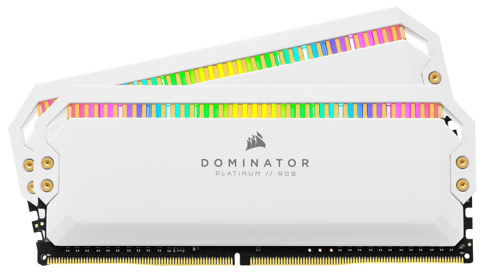 増設メモリ DOMINATOR PLATINUM RGB ホワイト CMT16GX4M2E3200C16W