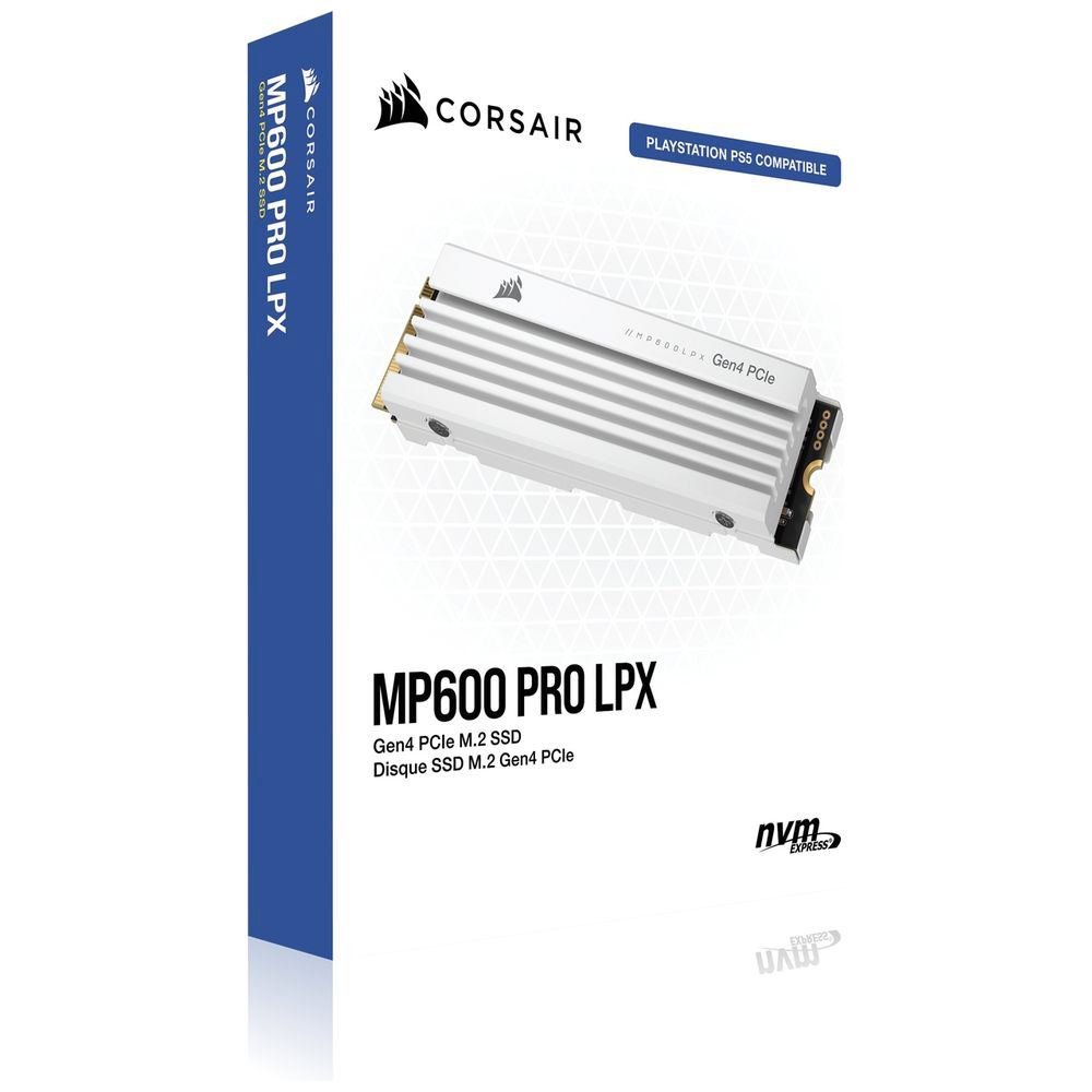 内蔵SSD PCI-Express接続 MP600 PRO LPX(ヒートシンク搭載) ホワイト