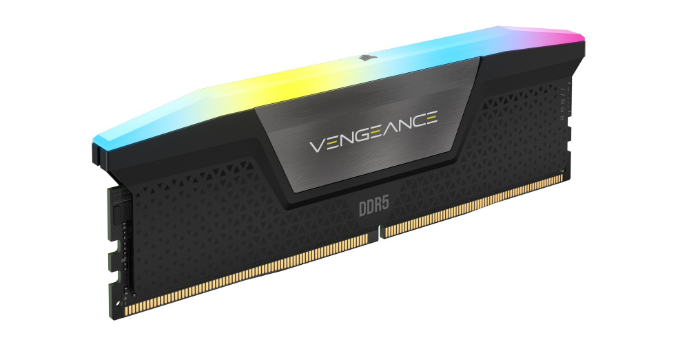 増設メモリ VENGEANCE RGB DDR5 ブラック CMH32GX5M2B6000C40 ［DIMM DDR5 /16GB /2枚］