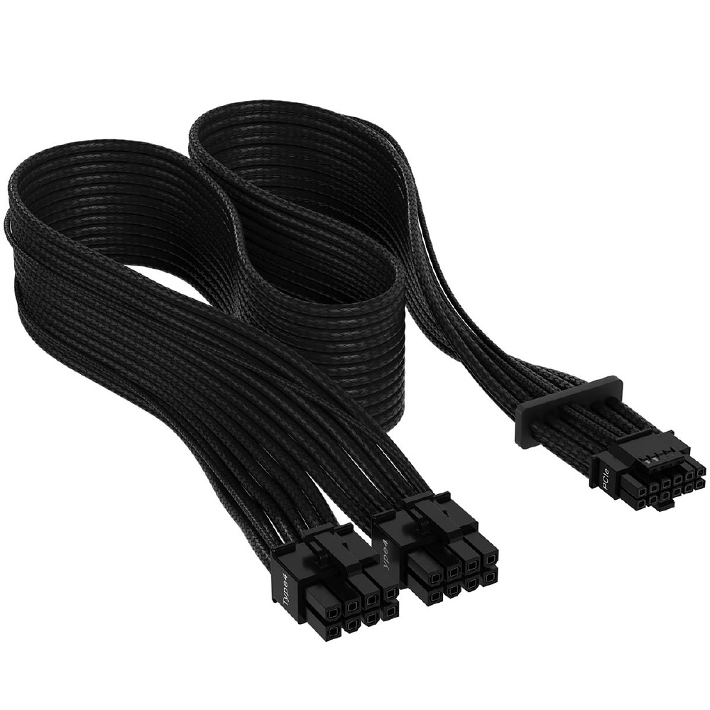 12VHPWRスリーブケーブル PCIe 5.0 12VHPWR PSU Individually Sleeved Cable Black ブラック  CP-8920331｜の通販はソフマップ[sofmap]
