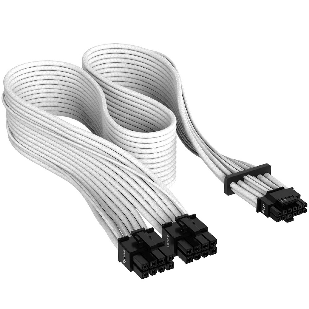 12VHPWRスリーブケーブル PCIe 5.0 12VHPWR PSU Individually Sleeved Cable White ホワイト  CP-8920332｜の通販はソフマップ[sofmap]