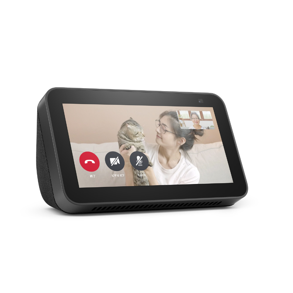 PC/タブレット タブレット Echo Show 5 (エコーショー5) 第2世代 - スマートディスプレイ with Alexa、2メガピクセルカメラ付き チャコール  B08KGY97DT ［Bluetooth対応 /Wi-Fi対応］