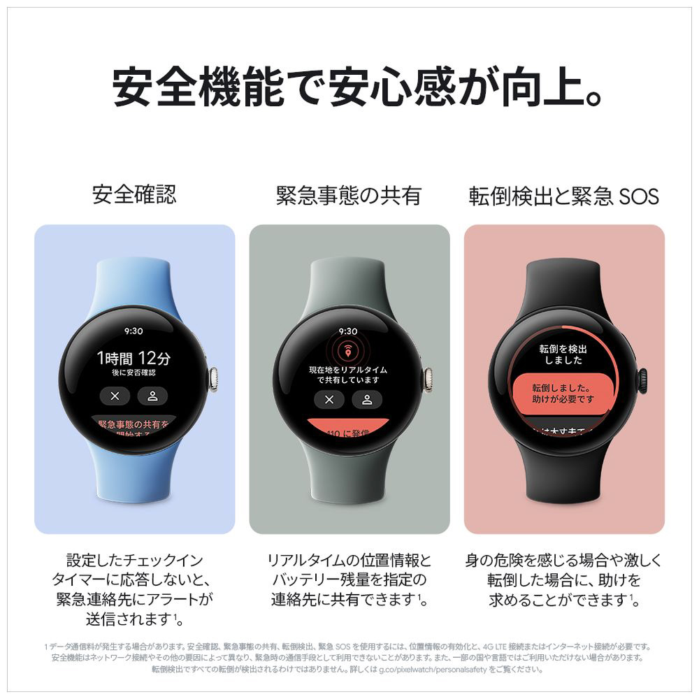 GA05030-GB スマートウォッチ Google Pixel Watch 2 GPS搭載【Suica