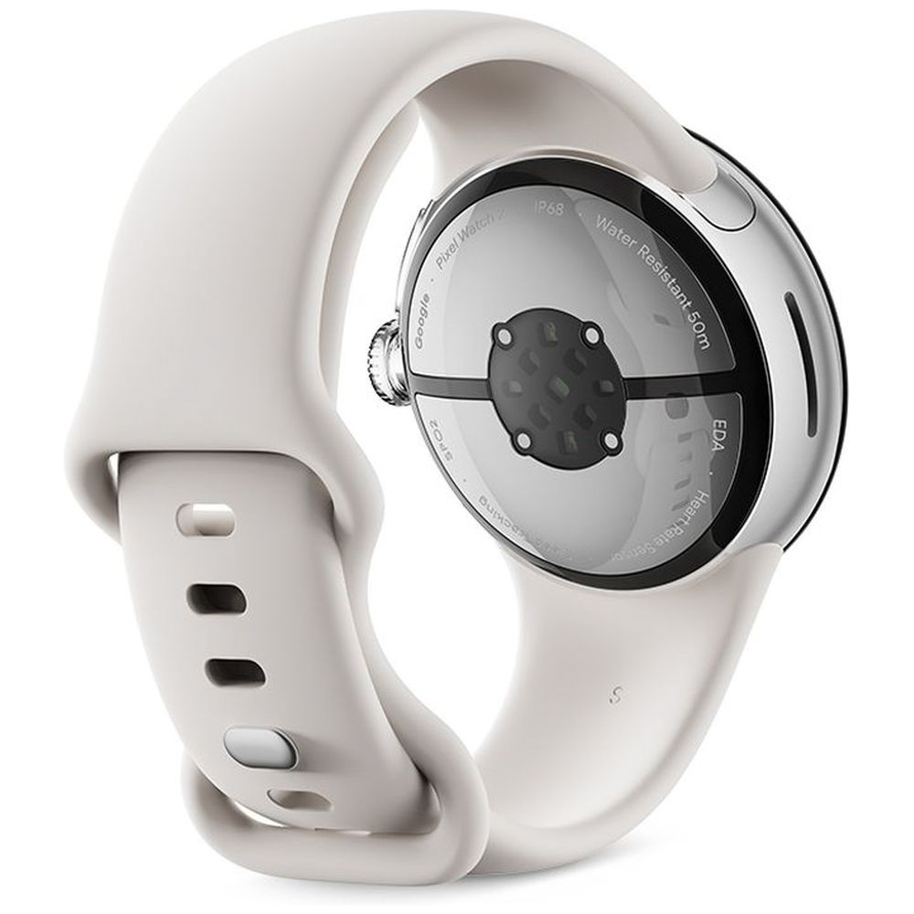 GA05031-GB 【Suica対応】スマートウォッチ GPS搭載 Google Pixel Watch 2 Polished Silver ケース  / Porcelain バンド 【864】