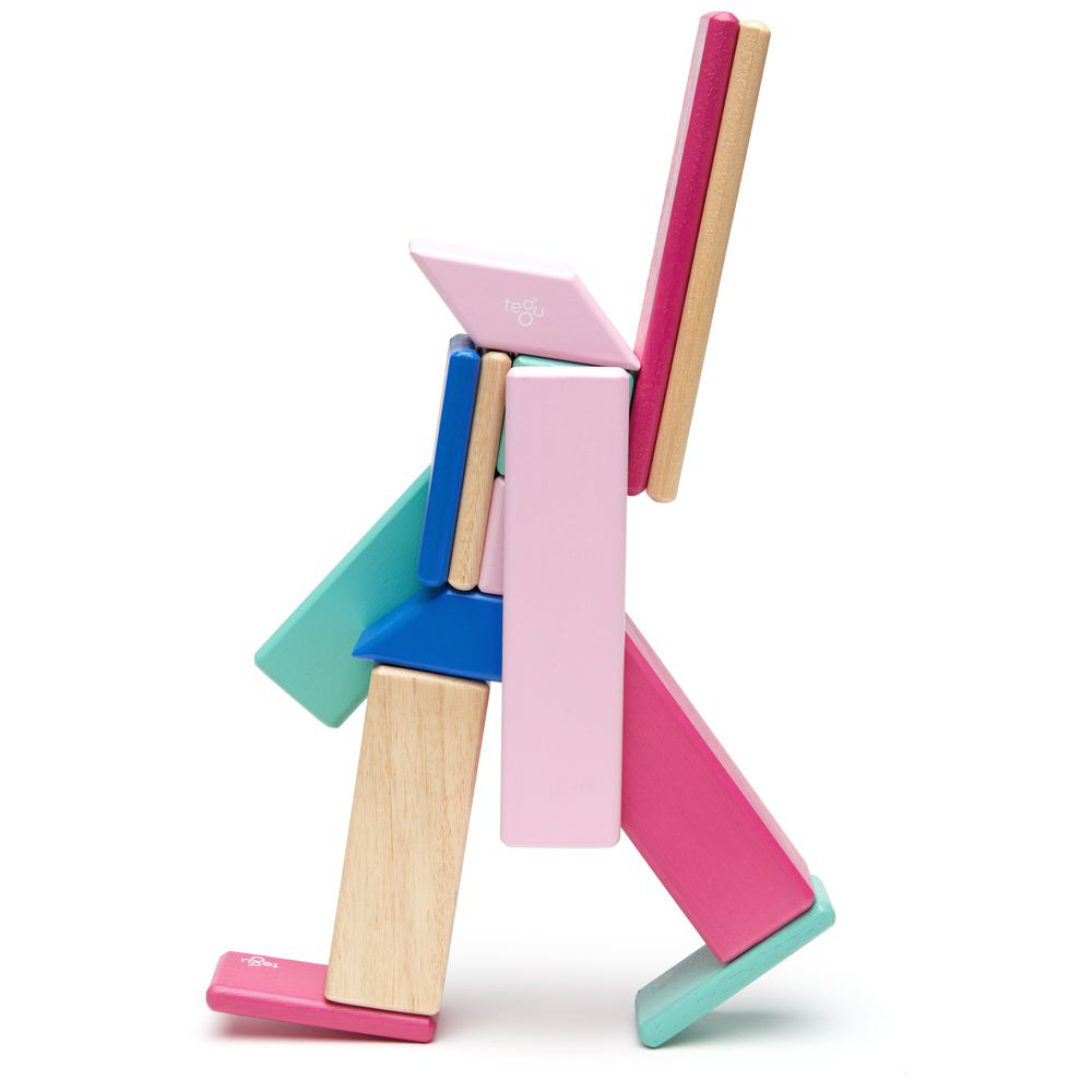 Tegu テグ 積み木 マグネットブロック 14ピース/ブロッサム TYTU00 Tegu(テグ)積み木 マグネットブロック 14ピース⁄ブロッサム