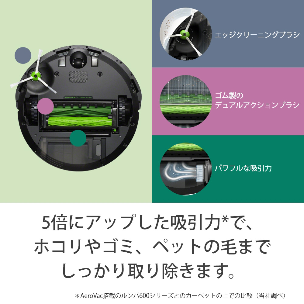 【国内正規品】 ロボット掃除機「ルンバ」 i3+ グレー I355060 [吸引タイプ]