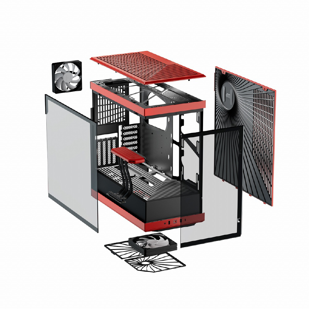 PCケース [ATX /Micro ATX /Mini-ITX] レッド Y40 Red｜の通販は