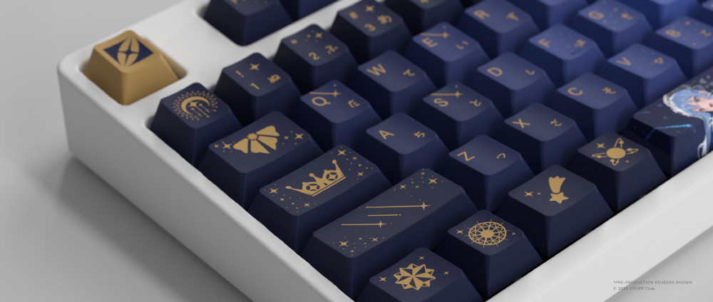 初回限定版　星街すいせいコラボ キーキャップ＆マウスパッドセット 初回限定版 星街すいせいコラボ キーキャップ＆マウスパッド