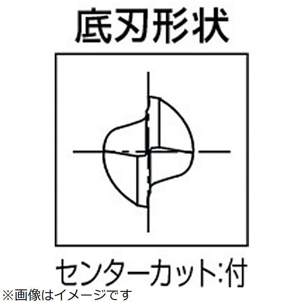 超硬エンドミル　2刃ロング　銅・アルミ合金用　10　8502700 CA-RG-EDL-10