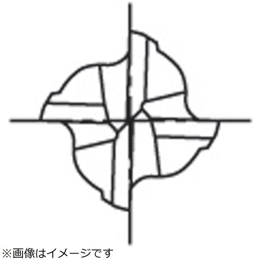 超硬エンドミル　FX　4刃ロング　13　8523130 FX-MG-EML-13