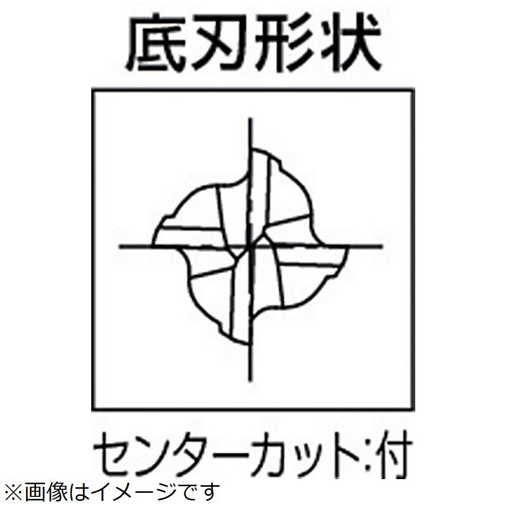 超硬エンドミル　4刃ショート　3　84406 MG-EMS-3