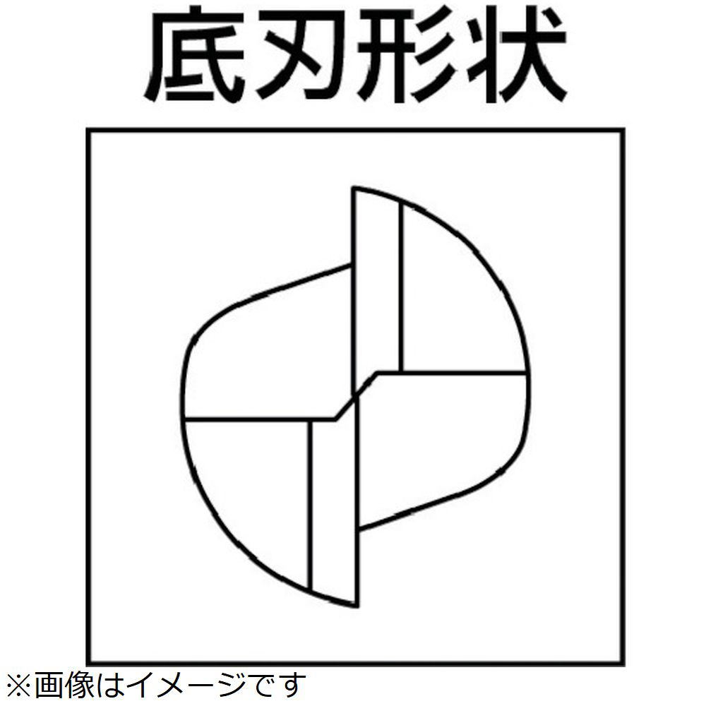 三菱 アルミニウム加工用2枚刃超硬エンドミル(M) 外径6.0 C2MHAD0600