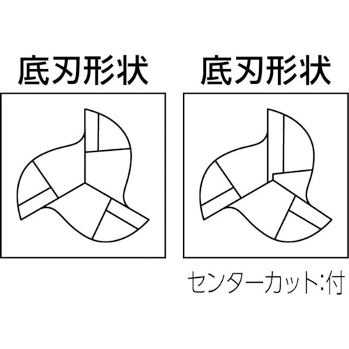 三菱 アルミニウム加工用3枚刃超硬エンドミル（S） 外径20．0