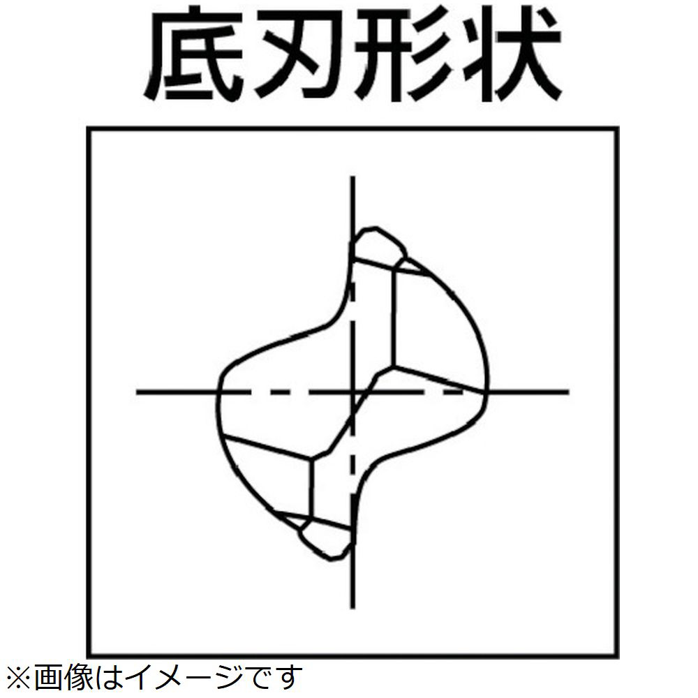 超硬エンドミルWXスーパーコート（高精度ブルノーズ）　3100510 WXS-CPR-0.5XR0.1X0X4