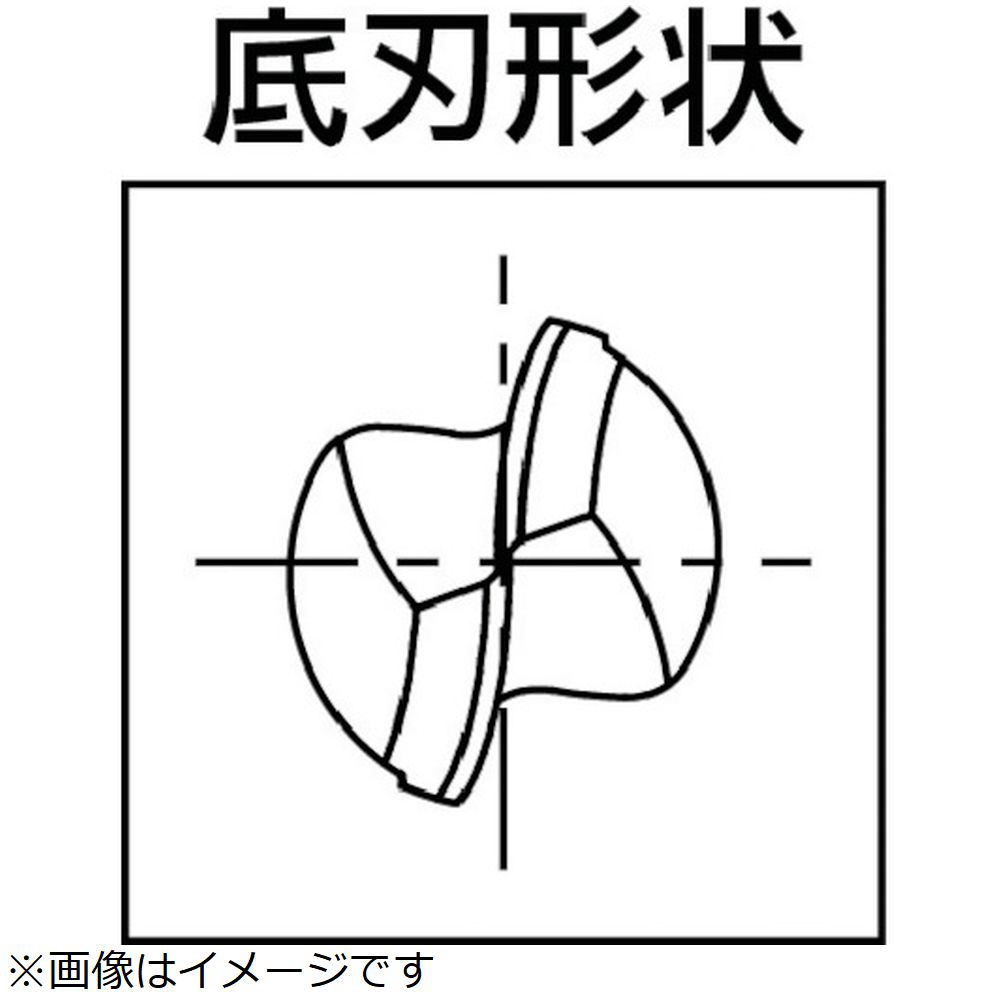 超硬エンドミル FX2刃ボール（スリムシャンク） 8408562 FX-SS-EBD