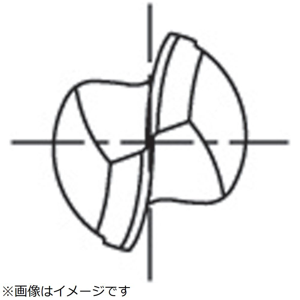 超硬エンドミル　2刃ボール　R2　84704 MG-EBD-R2