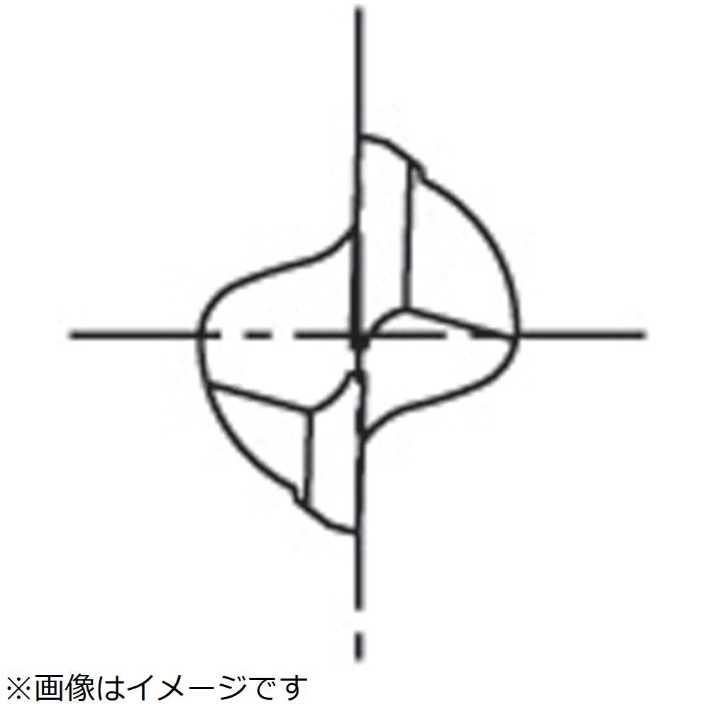 ハイスエンドミル　2刃ショート　37　80047 EDS-37