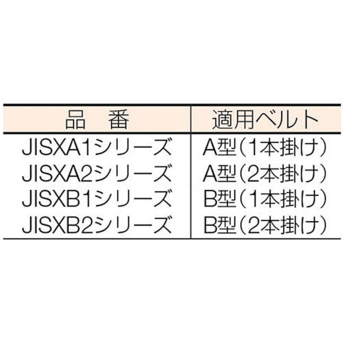 カネミツ　JIS　Vプーリー呼び径71　A形1本掛 JIS71XA1