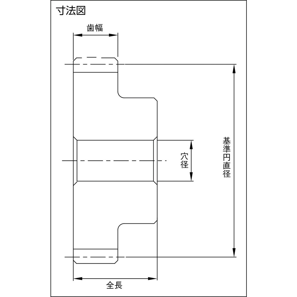 ＫＨＫ 歯研平歯車 ＳＳＧ２．５−２１ 並歯 - ネジ・釘・金属素材