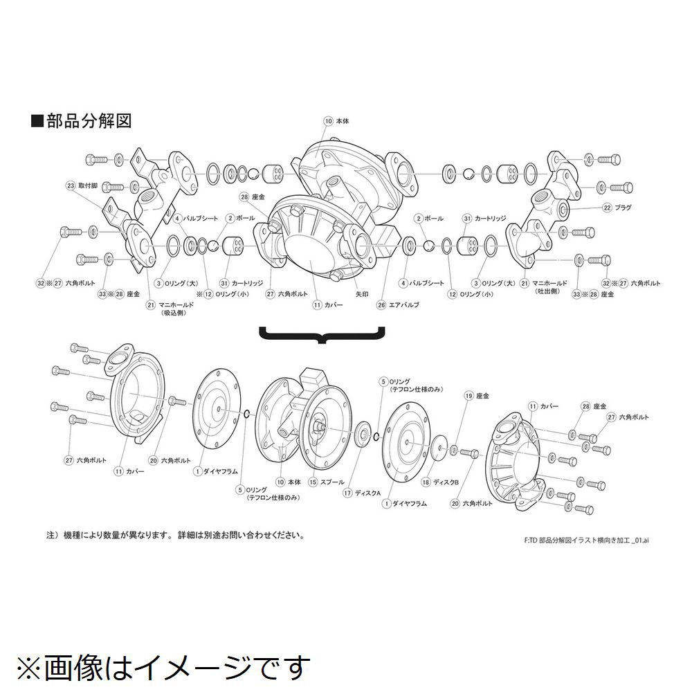 TAIYO TAIYO TD−20ST用サービスキット TD 20STSKT 1 - 通販