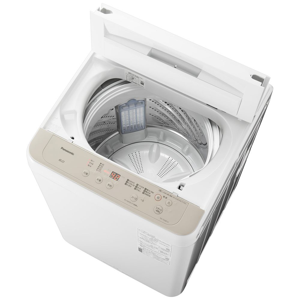 全自動洗濯機 Fシリーズ ニュアンスベージュ NA-F60B14-C [洗濯6.0kg /乾燥機能無 /上開き]【生産完了品】