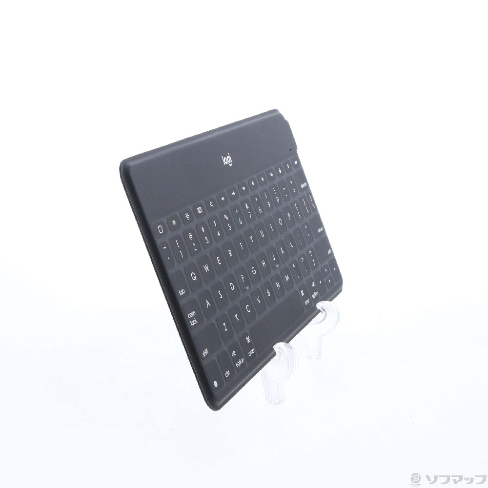 ロジクール KEYS-TO-GO iK1042BKA 第9世代 iPad iPhone キーボード ポータブル ブラック Bluetooth 薄 美品KEYS-TO-GOポータブルワイヤレスキーボード iK1042BKA Logicool