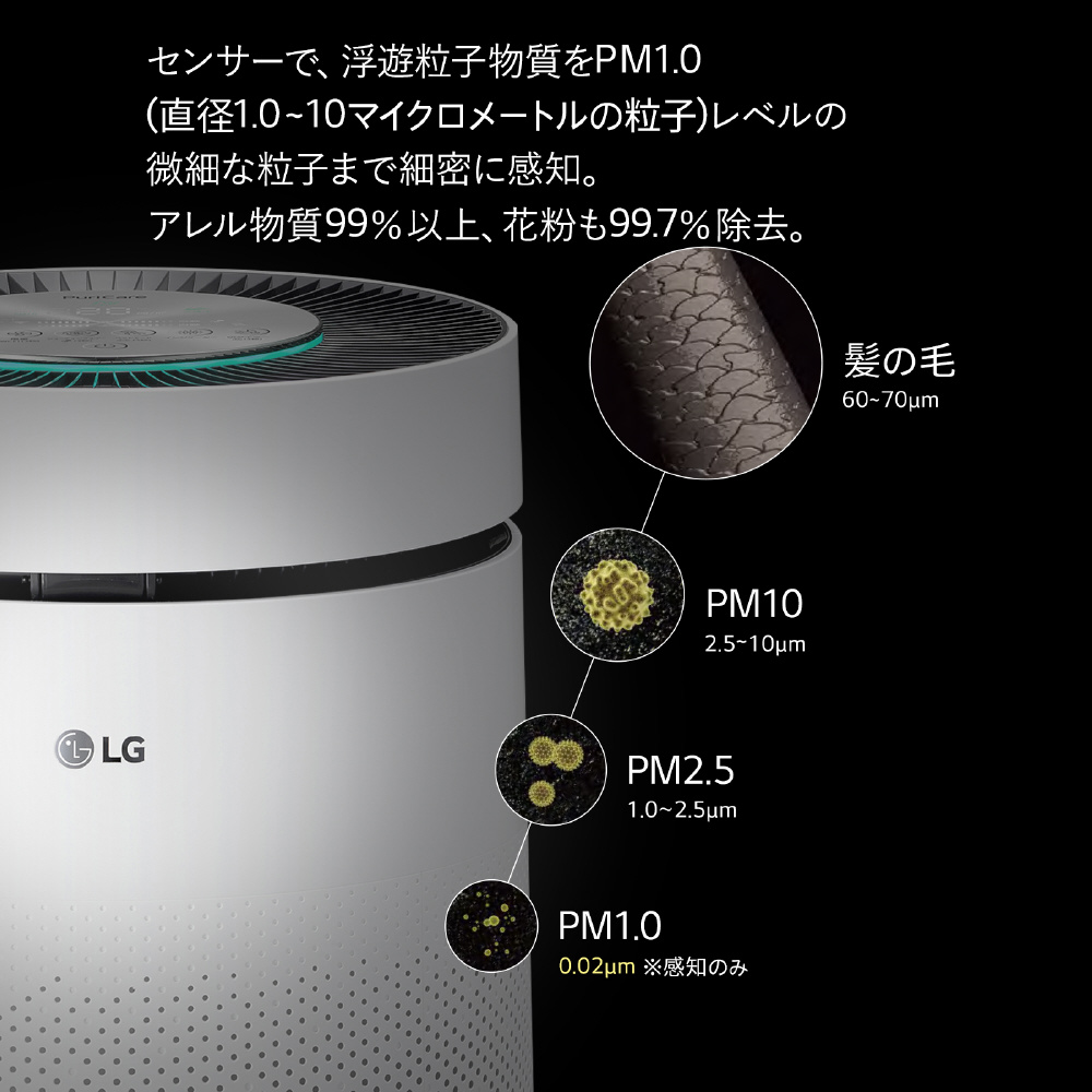 空気清浄機 LG Puri Care AS657DST0 シルバー【外箱不良品】｜の通販は ...