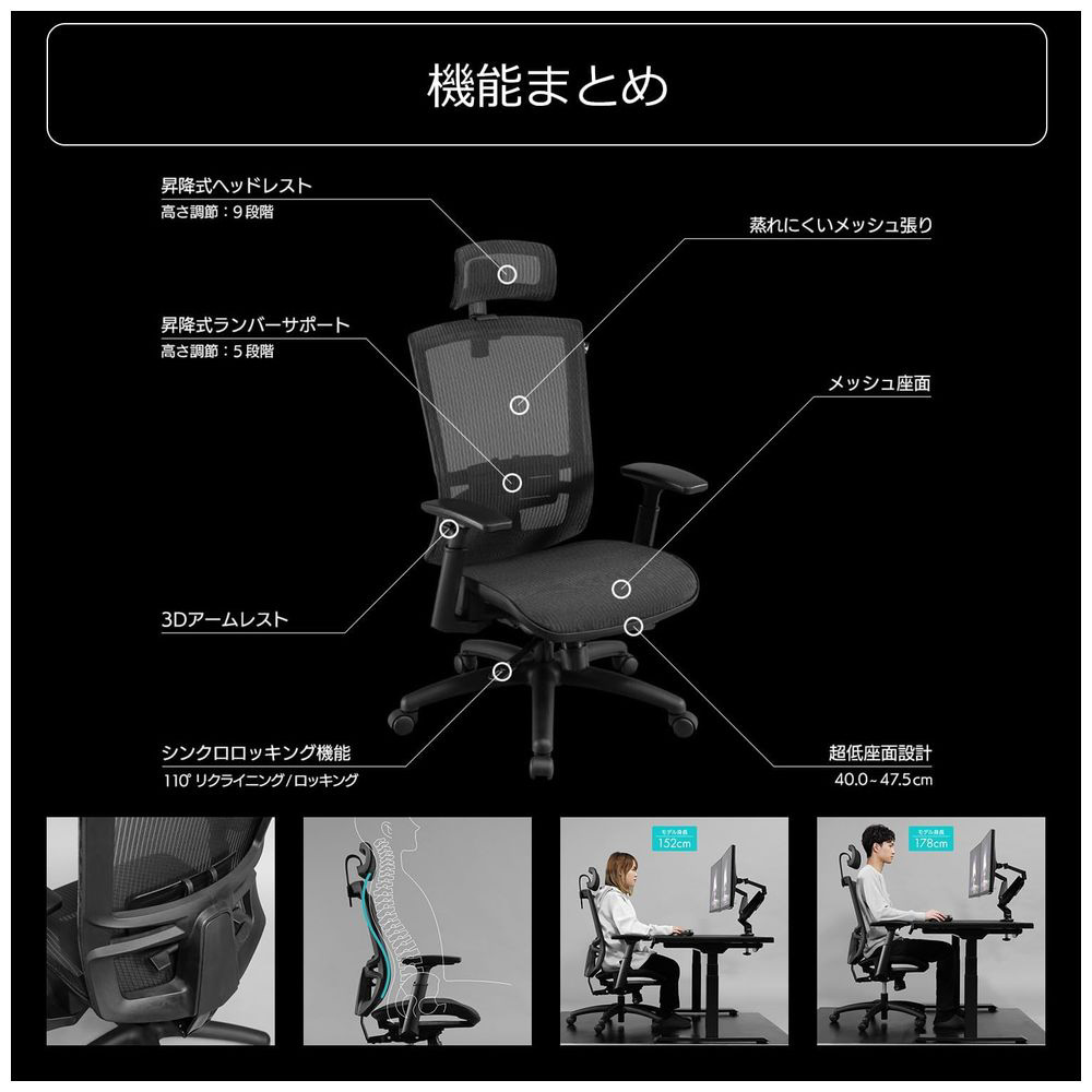 フルメッシュ 座面 メッシュチェア Amazon co jp オフィスチェア 人間 