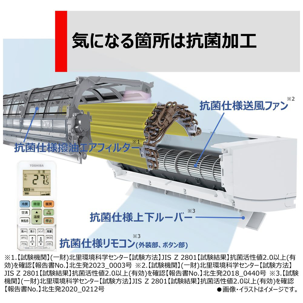 RAS-N251DZ-W エアコン 2024年 大清快 N-DZシリーズ [おもに8畳用