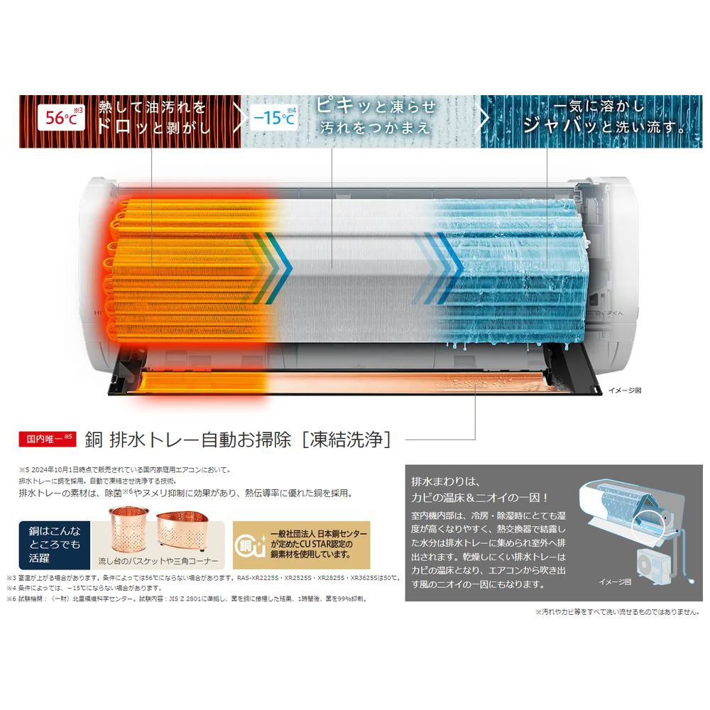 エアコン 2025年 白くまくん XBKシリーズ スターホワイト RAS