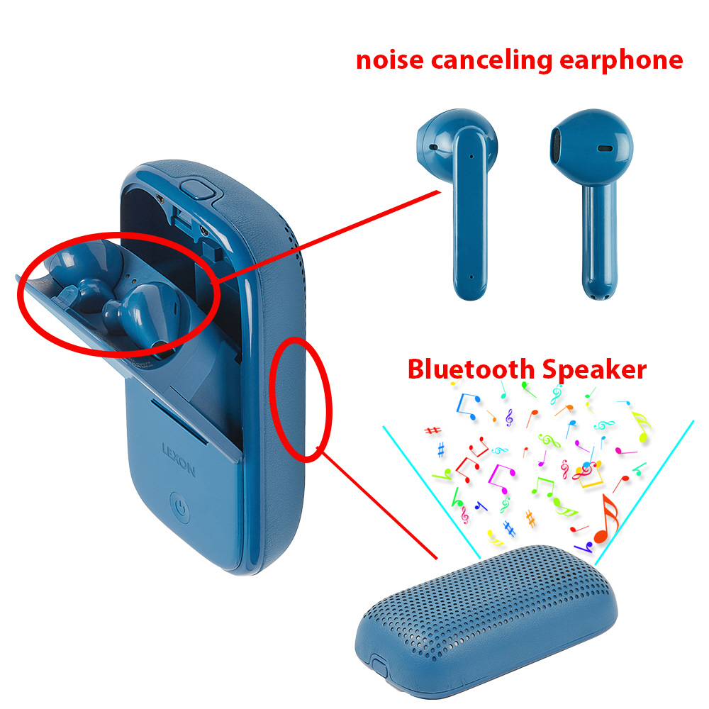 Bluetoothスピーカーとイヤホンが1つになった2-in-1マルチデバイス SPEAKER BUDS LEXON ブラック LA127N ［防水  /ハイレゾ非対応 /Bluetooth対応 /Wi-Fi非対応］｜の通販はソフマップ[sofmap]