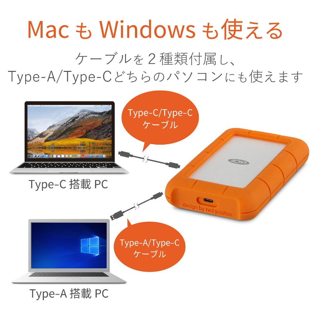 Rugged USB3.1 Type-C 1TB ［1TB］｜の通販はソフマップ[sofmap]