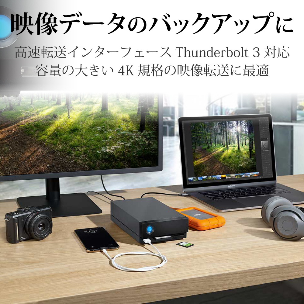 STHS8000800 外付けHDD Thunderbolt 3接続 (Thunderbolt 3 / USB-A