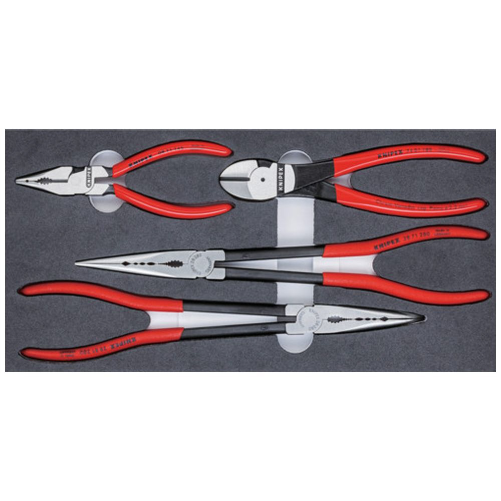 ＫＮＩＰＥＸ ００２００１Ｖ１６ プライヤーセット ウレタントレイ