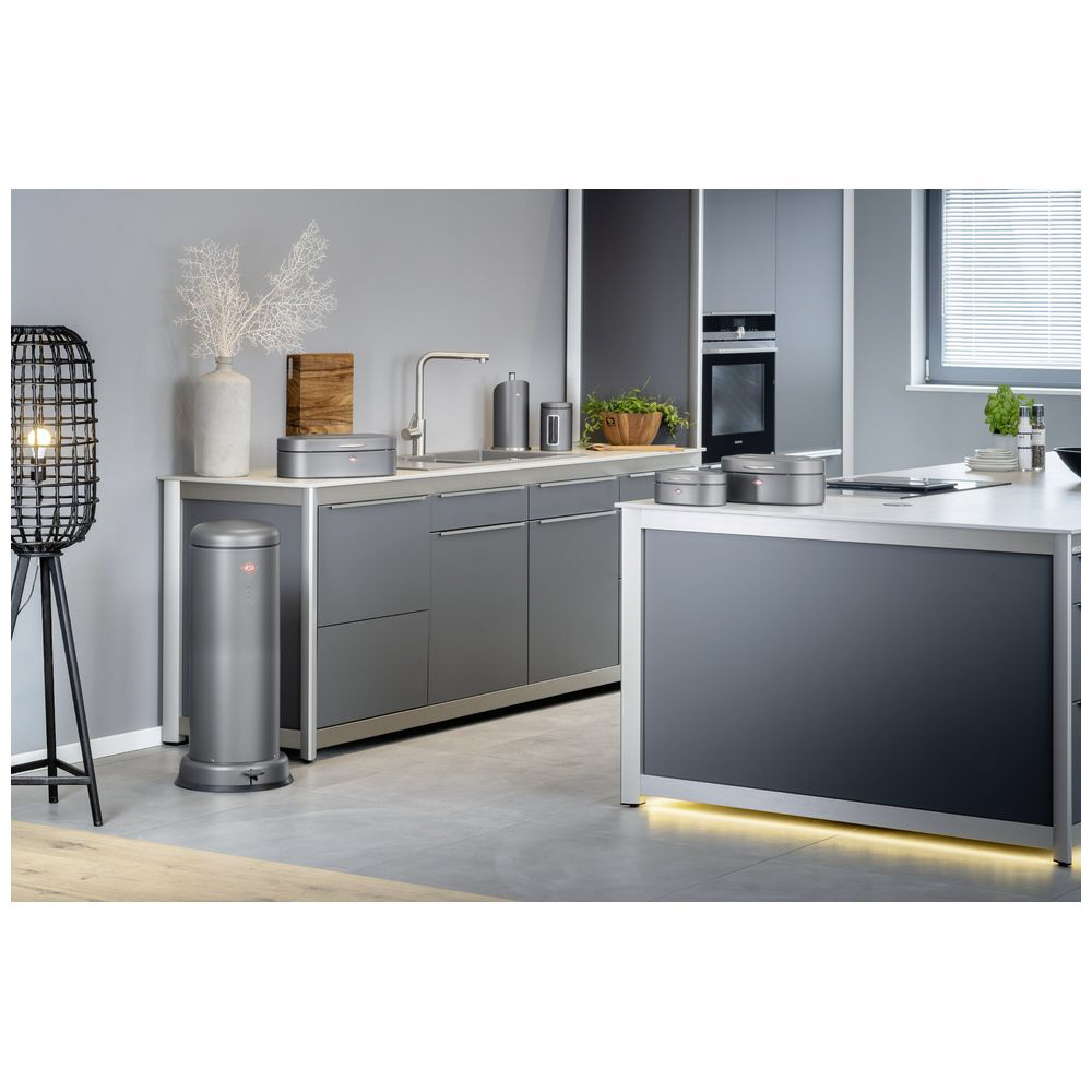 キッチンペダルビン＆メタルライナー30L BIG BASEBOY ブラックマット