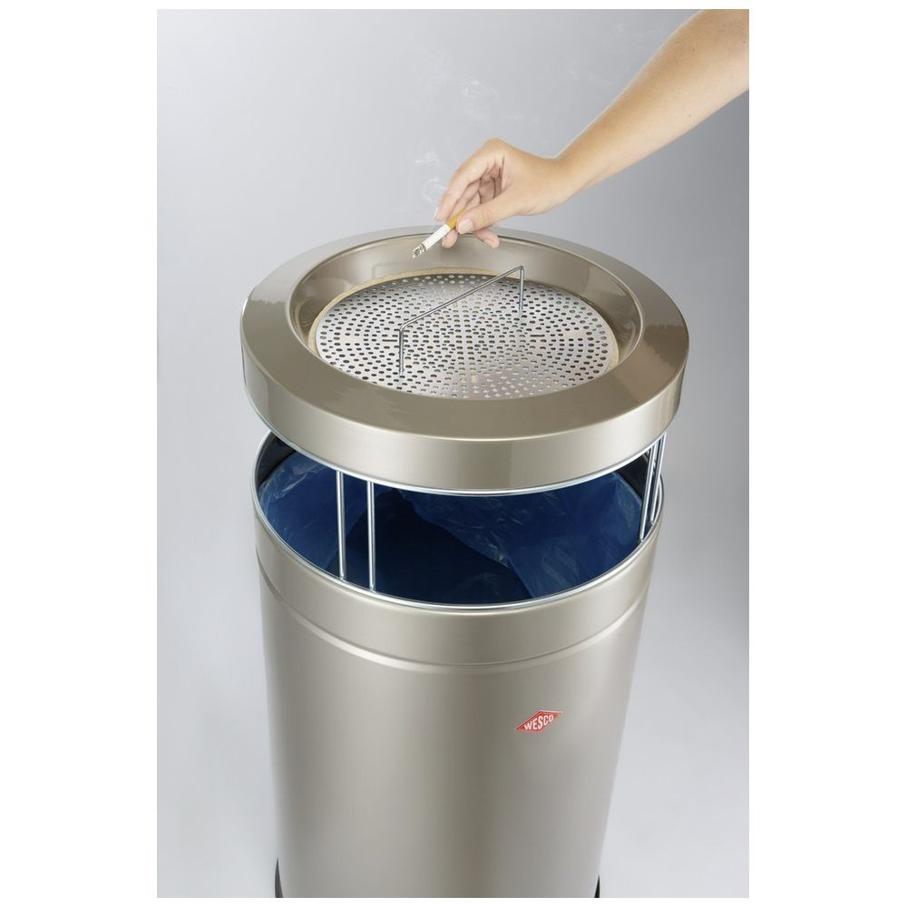 屋外用スモーキングスタンド 120L BIG ASH メタリックシルバー 355901 