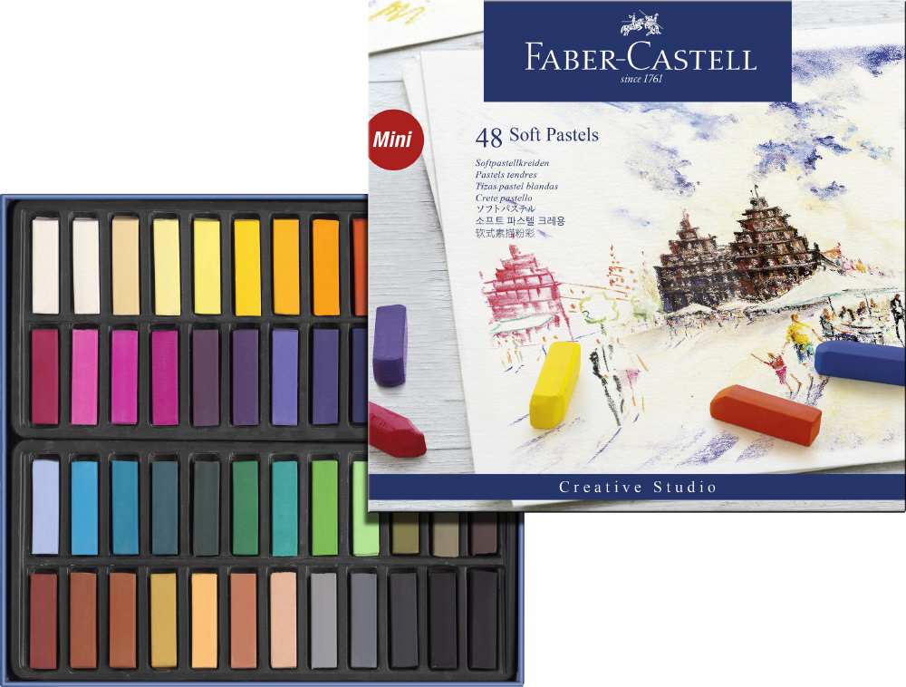 未開封 ファーバーカステル FABER CASTELL ソフトパステル 72本