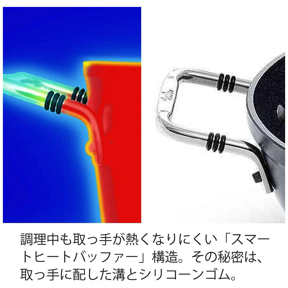 キッチン・食器 Fissler アダマントサーブパン24cm