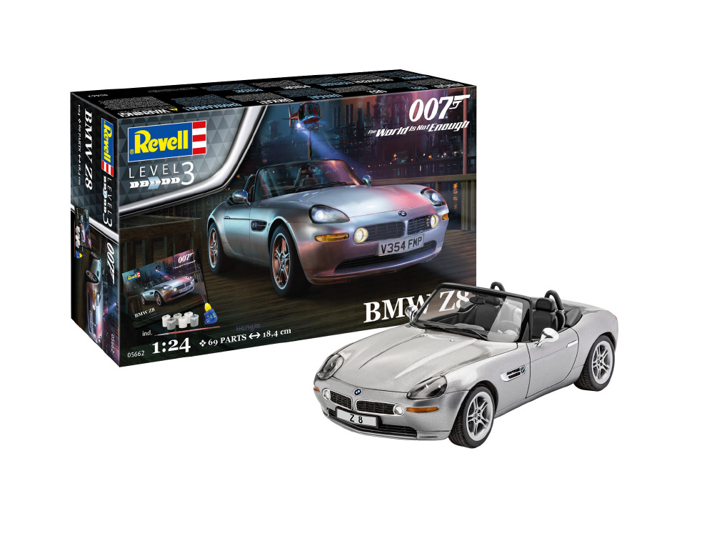 BMW Z8 オープンカー シルバー 1/12スケール35万円　007映画で使用 KYOSHO 08601S Scale 1/12 | BMW Z8 SPIDER 1999 - 007 JAMES