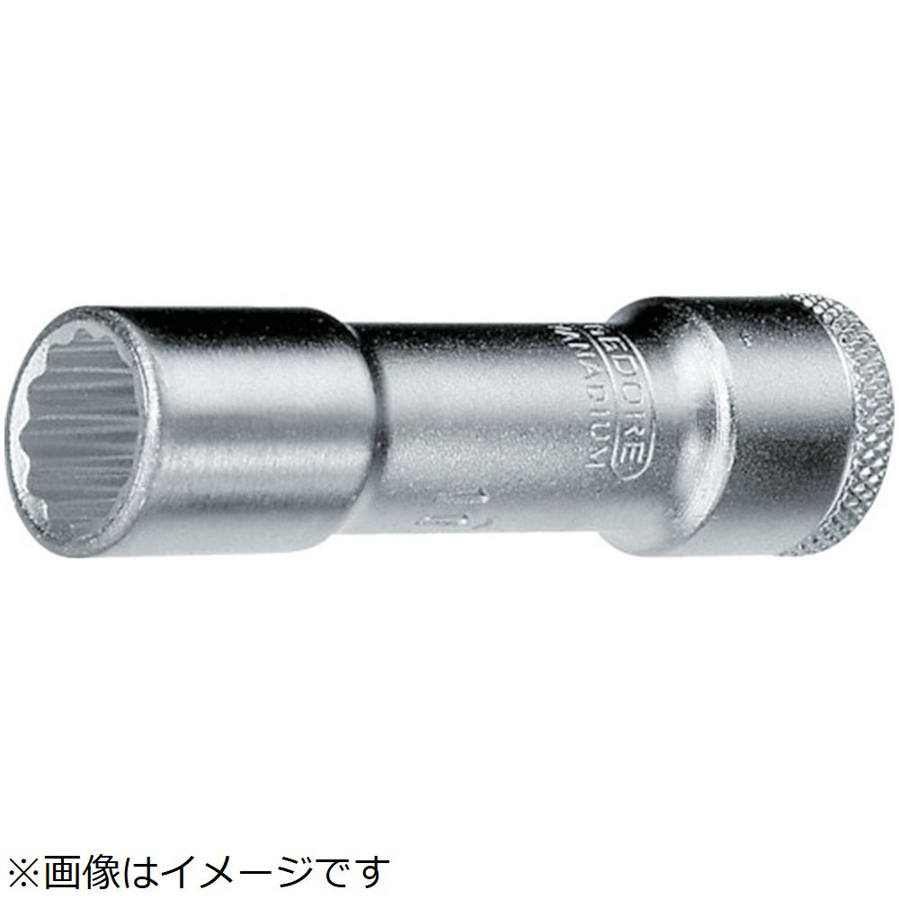 □GEDORE インパクト用ソケット(6角)ロング K37L 1・1/2 50mm【8554741