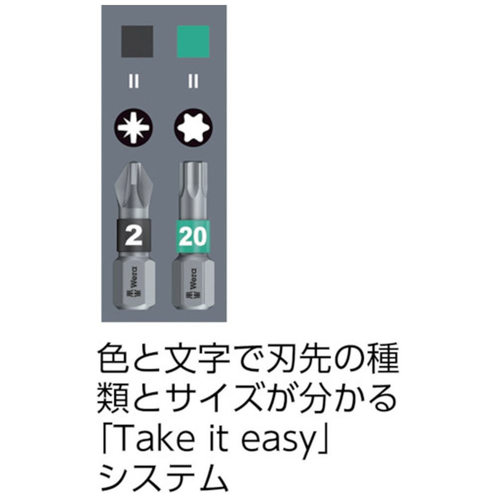 Wera インパクターダイヤモンド ビットチェック 9本 ラピダプター