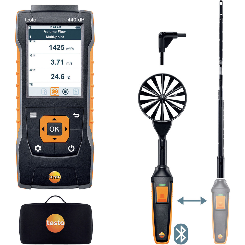 テストー TESTO440DP 風速計コンボセット1 05634409｜の通販は