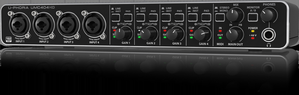 BEHRINGER UMC404HD オーディオインターフェイス