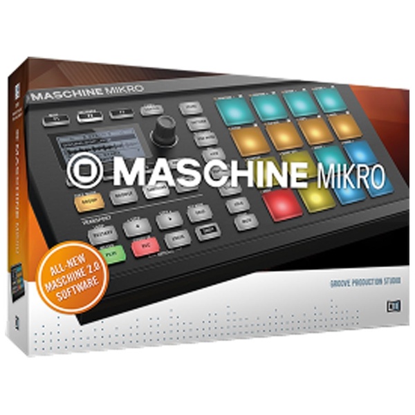 MASCHINE Mikro MK2 Black (音楽制作ソフトウェアパッケージ＆ツール 