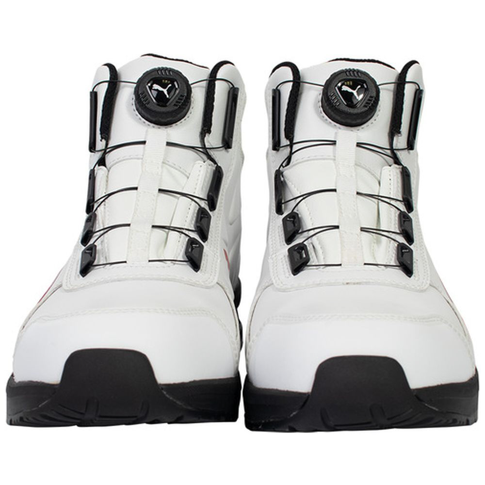 PUMA ライダー2.0 ホワイト＆レッド ディスク ミッド 25.0｜の通販は