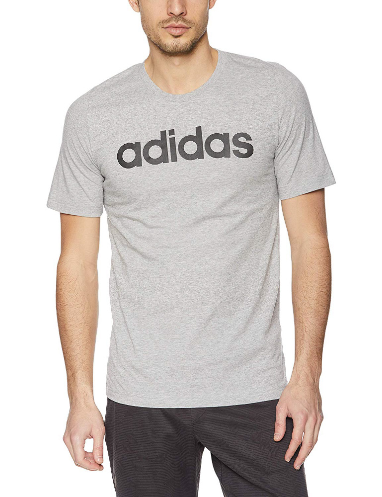 トレーニングウェア Core リニアtシャツ メンズ Oサイズ ミディアムグレイヘザー ブラック Fsg79 ユニフォーム シャツ カットソーの通販はソフマップ Sofmap