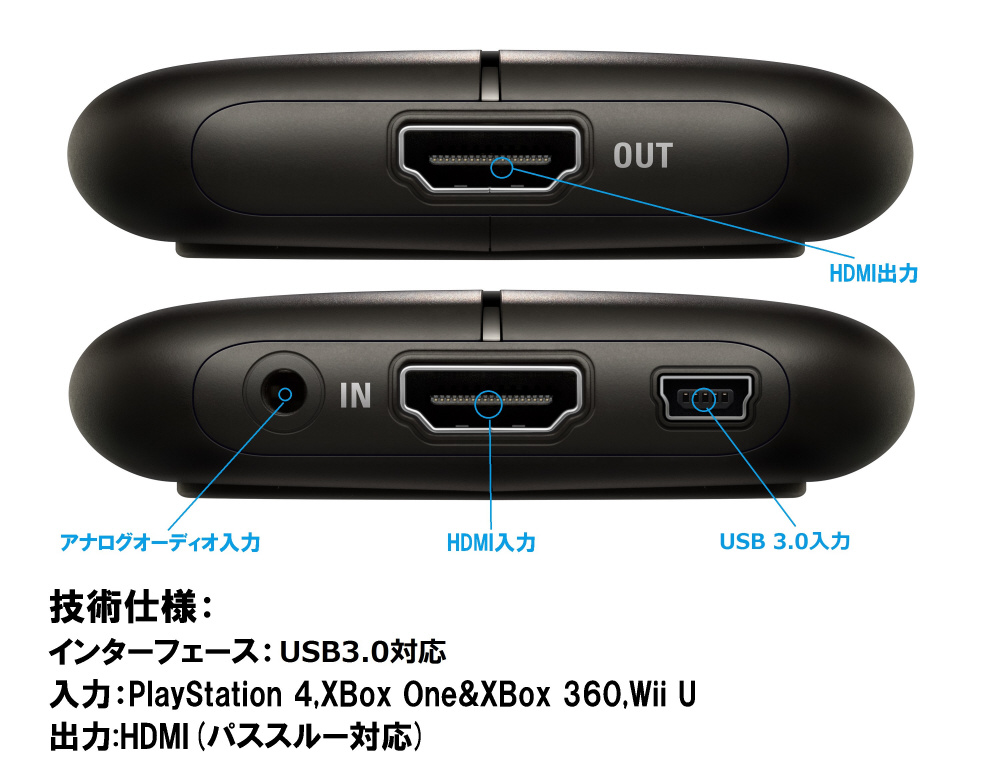 elgato ゲームキャプチャー HD60PC/タブレット