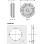 スガツネ工業　210039650　グロメット（50個入り） T-1475828-P50