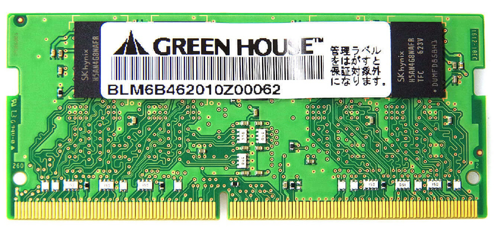 超歓迎即納 グリーンハウス ノートパソコン用メモリー PC4-19200 DDR4 SO-DIMM 16GB GH-DNF2400-16GB  コジマPayPayモール店 通販 PayPayモール